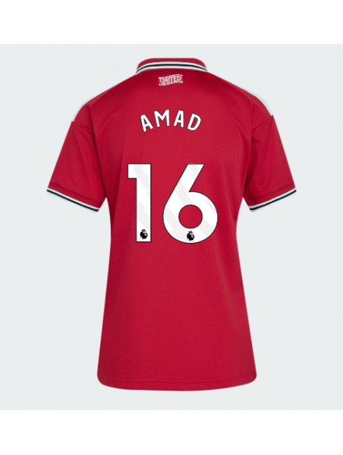 Zenske Futbalové oblečenie Manchester United Amad Diallo #16 2026-27 Krátky Rukáv - Domáci Zenske Futbalové oblečenie Manchester United Amad Diallo #16 2026-27 Krátky Rukáv - Domáci